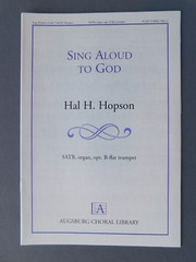 Sing Aloud to God -2001 sheet music – SATB Vocal Organ Trumpet – Hal Hopson