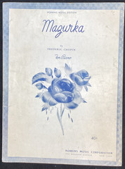 Vtg Sheet Music, Mazurka, Chopin 1939 – ships free