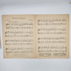 Sheet Music Deep Purple 1946 Robbins Music Corporation Piano (VG)