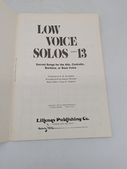 Vtg Sheet Music Lot Gospel Duets Low Voice Solos Let&rsquo;s Sing Duets Treble Trios