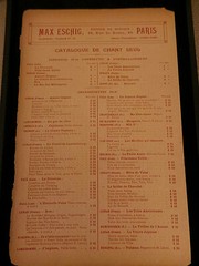 La Veuve Joyeuse Music by Franz Lehar at Theatre Apollo Max Eschig Paris 1909 VG