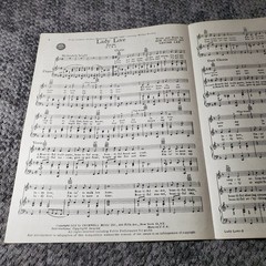 Lady Love Sheet Music from Mickey Rooney&rsquo;s Sound Off P/V/G Cromwell 1952
