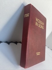 Worship in Song Nazarene Hymnal 1972 Vintage Hardcover Lillenas Publishing Red
