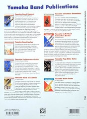 Yamaha Band Student Combined Percussion Book 1