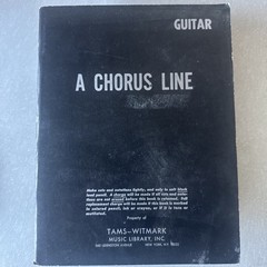 a chorus line guitar tams witmark