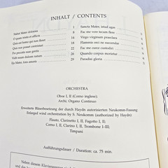 Haydn Stabat Mater Score Urtext Bärenreiter BA 4642-90 Choral Music Book Vtg