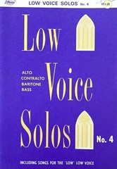 Low Voice Solos No 4 by Stringfield & Hawkins Sheet Music 1960 Paperback