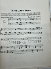 Antique Victorian Leather Bound Sheet Music Book Carrie L. Colton Many Songs