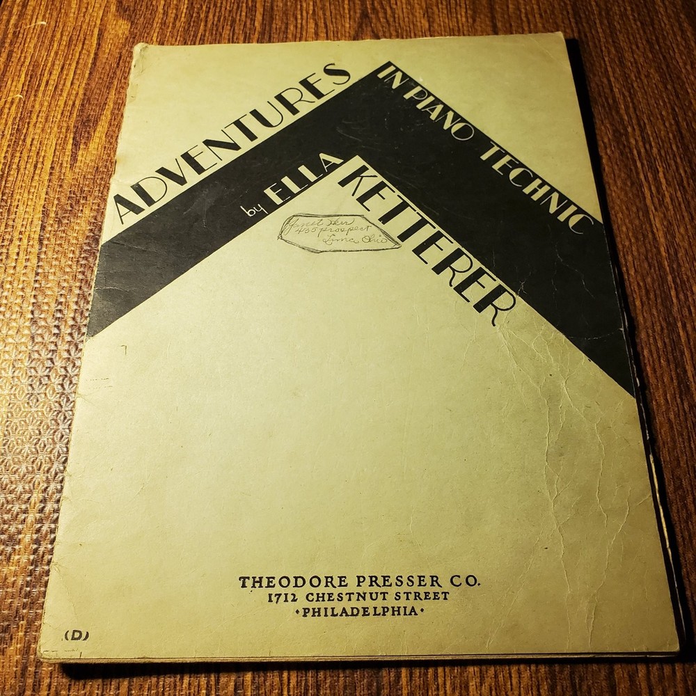 Ella Ketterer Adventures in Piano Technic Sheet Music Theodore Presser