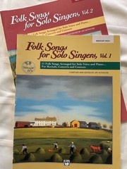 Folk Songs for Solo Singers Vols 1 & 2 Medium High Voice SC Jay Althouse No CD