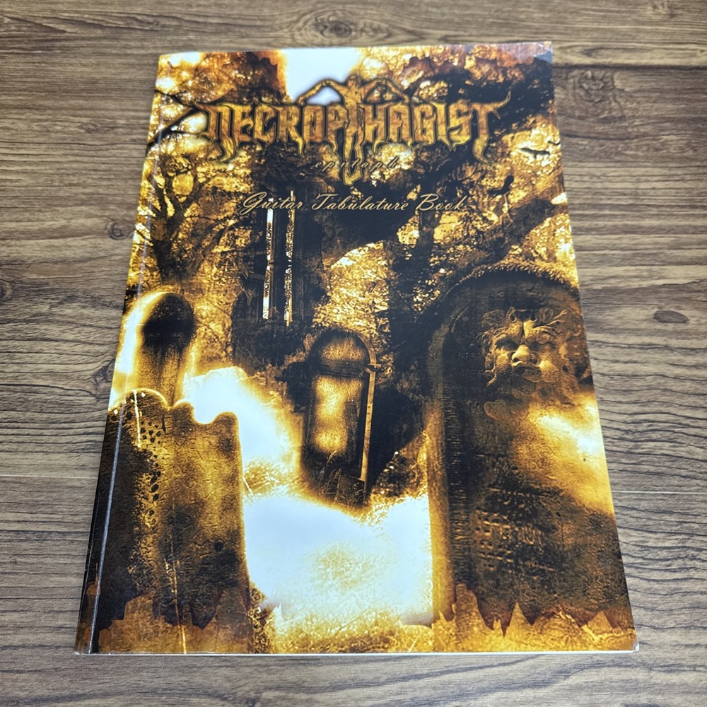 Necrophagist Epitaph Guitar Tabulature Book ~ VERY RARE