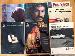 Folk Rock Songbook Lot J Joplin, J Mitchell, S Mclaughlan, Carpenter,Croce,Simon