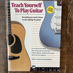 Guitar Music Instruction Book Lot of 4 Guitar Method Teach Yourself + Neil Young