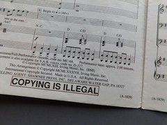 Be True To Your School – 1987 sheet music SATB Vocal & Piano – Brian Wilson