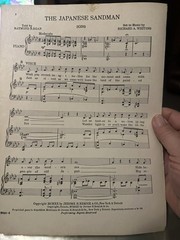 K 1920 Oriental Exotic Sheet Music JAPANESE SANDMAN by Richard Whiting