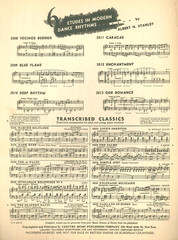 Cielito Lindo Sheet Music Piano Solo Voice 1942 Rolfe Fernandez Dream of Me