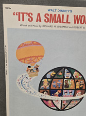1963 Walt Disney&rsquo;s It&rsquo;s A Small World Sheet Music By Richard & Robert Sherman