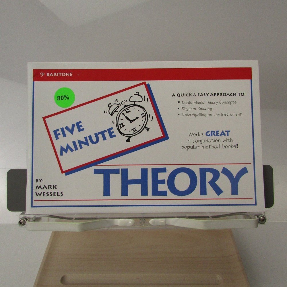 Mark Wessels Five Minute Theory Baritone Music Workbook 1998