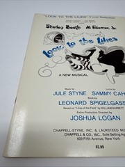 Vtg 1963 « Look To The Lilies » Broadway Vocal Selection Piano First Performance