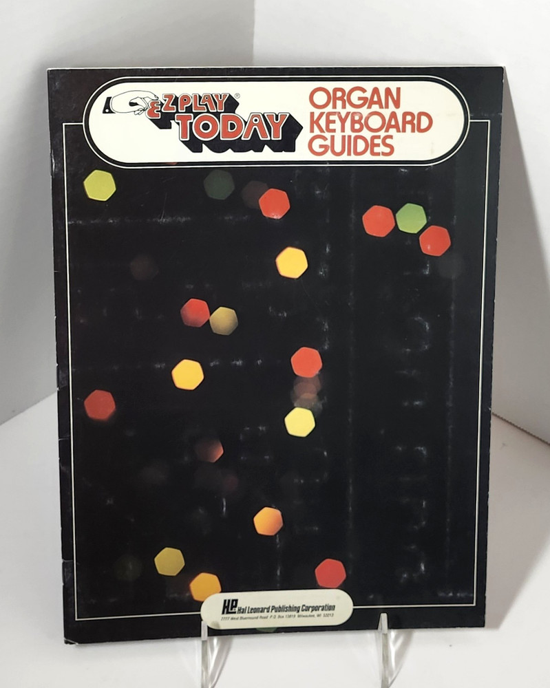 E-Z Play Today Organ Keyboard Guides ~ Hal Leonard Music