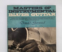 Masters Of The Instrumental Blues Guitar By Donald Garwood Music Book