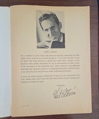 1952 Chet Atkins Style For Guitar Volume 1 Vintage Songbook Sheet Music Mel Bay
