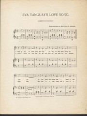 EVA TANGUAY Love Song 1904 Melville Collins Self Published HTF Sheet Music!