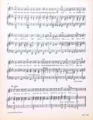 March Of The Victors Sheet Music Vincent Edwards Albert Finney 1963 War Film