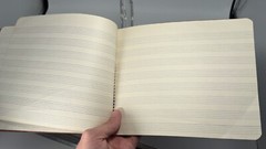 Vintage WESTAB Mozart Music Book No. 748 Spiral Bound 10¢ Staff Paper Blank Pgs
