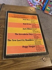 YOUNG FOLK SONG BOOK 1963 Joan Baez, Bob Dylan, Jack Elliot, Greenbriar boys…