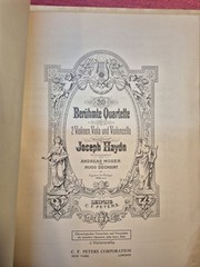 Vintage Haydn 30 Celebrated Quartets Band I Complete 4 Parts Edition Peters Set