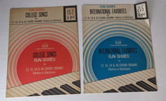 lot of 2 Fun-Series Chord Organs Electric or Electronic FS-2 & 5 college songs