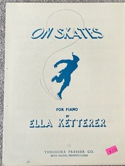 1935 ON SKATES Sheet Music PIANO SOLO by Ella Ketterer