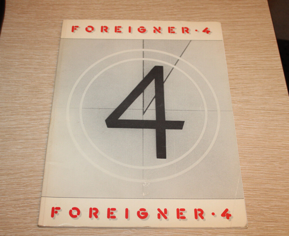 FOREIGNER 4 Vintage Songbook 80s Hard Rock 1981 Somerset Classic Rock