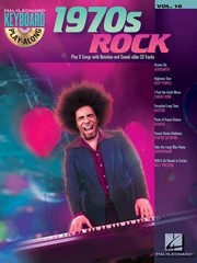 1970s Rock Sheet Music Keyboard Play-Along Book and CD NEW 000700933