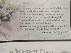 A PERFECT DAY 1914 Vintage Sheet Music LOVELY Artwork Frameable Wall Art 10&Prime;x14&Prime;