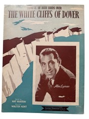 WWII 1941 Sheet Music White Cliffs of Dover Walter Kent Nat Burton Abe Lyman