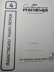 The Contemporary Performer Mainstreams Piano Method 4 (1976, Paperback)