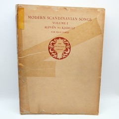 1925 Modern Scandinavian Songs Vol 1 & 2 Sheet Music Books High Voice Set