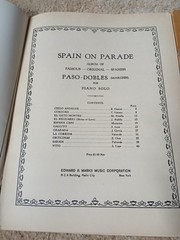Spain on Parade & Lecuona Andalucia Spanish Piano Solo Sheet Music Lot