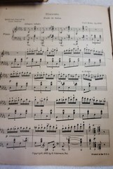 Piano Violin Sheet Music Staccato Etude De Salon Bohm Schirmer Vtg 1905 G