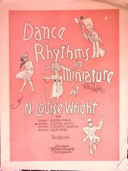 Dance Rhythms In Miniature, N. Louise Wright, 1927 Vintage Sheet Music