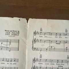 Melrose Music Corp. Ivory Tower Piano Sheet Music 1956 Jack Fulton Lois Steele
