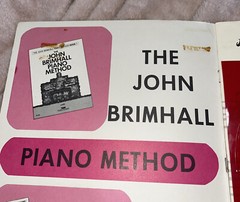PIANO JOHN BRIMHALL EXERCISES IN RHYTHM INCLUDES ORIGINAL (33 record red new)
