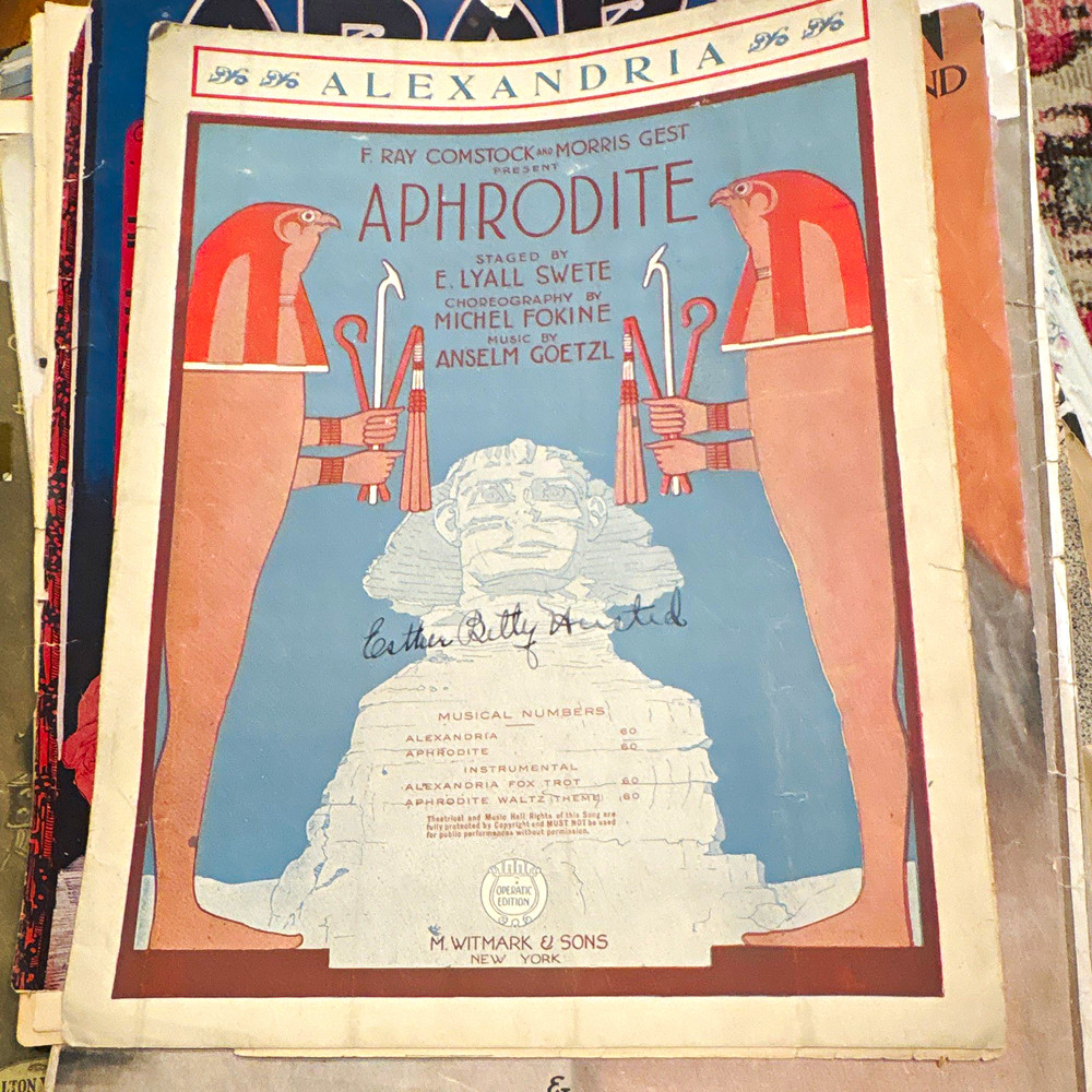 M. Witmark & Sons Aphrodite Sheet Music Piano Solo Musicals MPN No. 401