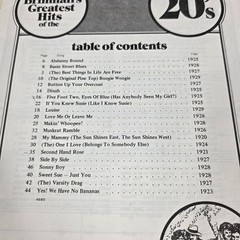 Brimhall&rsquo;s Greatest Hits of the 20&rsquo;s Songbook Easy Piano Charles Hansen 1972