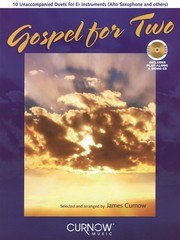Gospel for Two Duets for Eb Instruments Alto Sax Sheet Music Curnow Book CD Pack