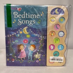 Bedtime Songs 11 Button Song Book – by Scarlett Wing (Hardcover) NEW