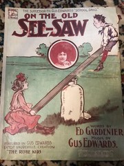 5-pack 11×14 sheet music pre-1920 Kids/Childhood Days