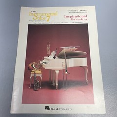 Easy Instrumental Solos 7 Inspirational Favorites Piano Trumpet Clarinet B flat